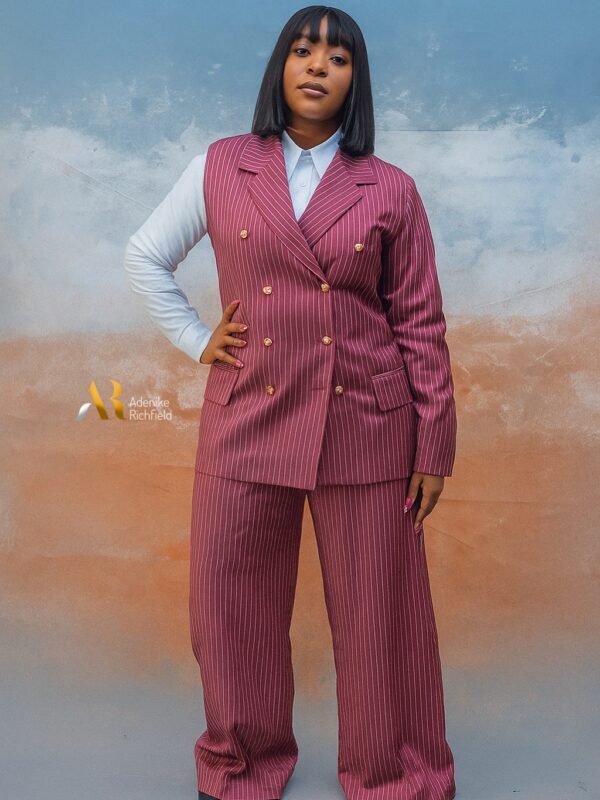 MONO SLEEVE DOUBLE BREASTED SIGNATURE SUIT - Image 2